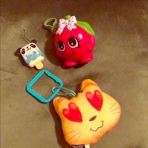 GIRLS -3 Bag Charms